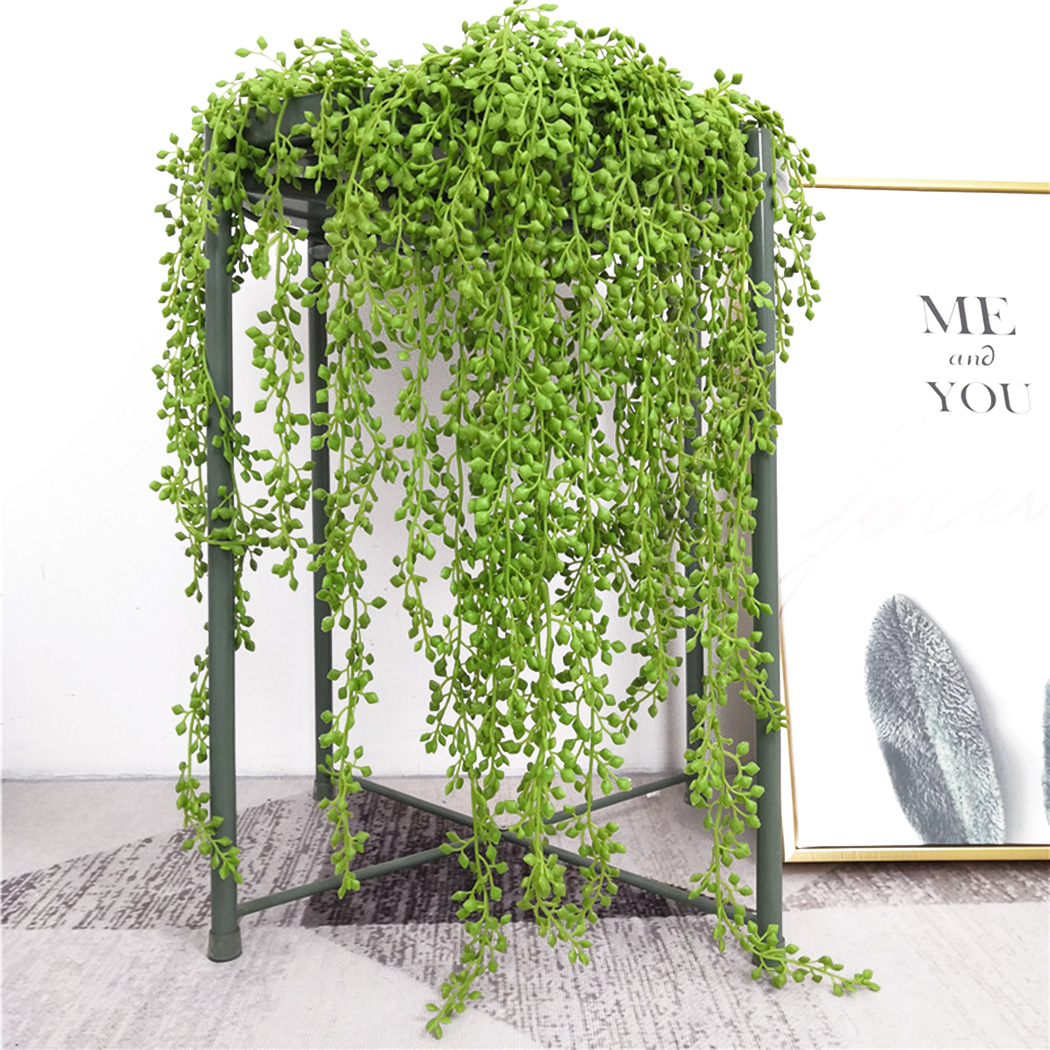 String Of Pearls Plant - 인공 식물 덩굴 벽 매달려 등나무