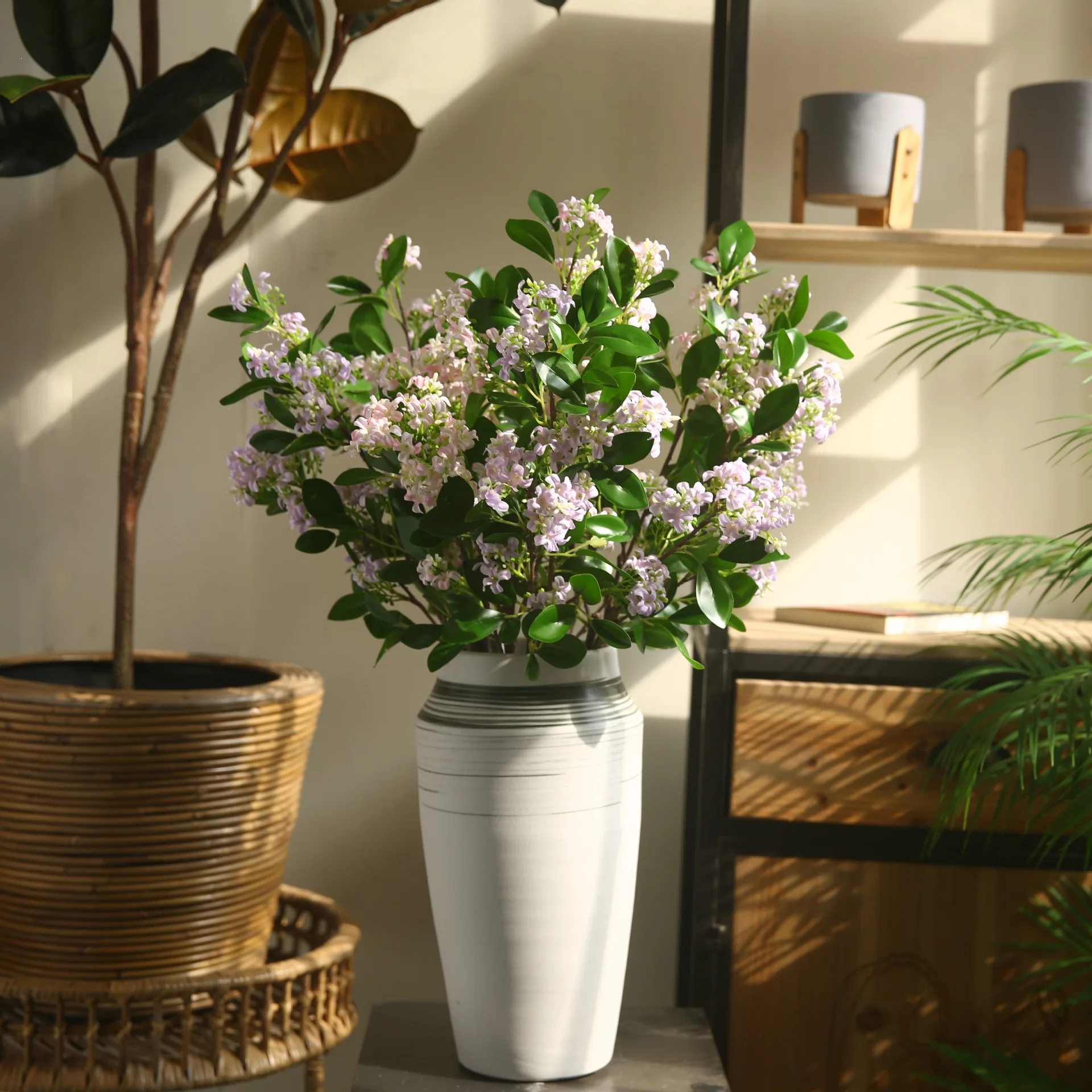 72cm 인공 무라야 지점 꽃 인조 꽃 홈 웨딩 장식, - String Of Pearls Plant 리뷰 및 가격