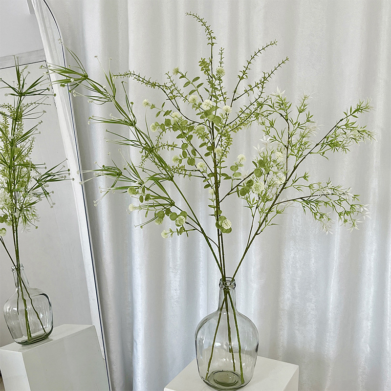 63CM-128CM 인공 녹색 식물 Ins 홈 부드러운 - String Of Pearls Plant 리뷰 및 가격