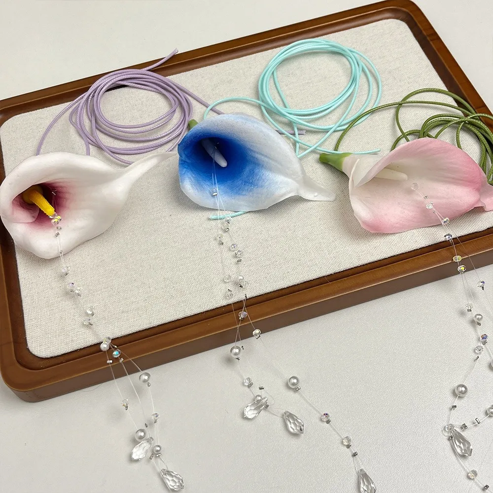 패션 과장된 칼라 릴리 페르시 펜던트 빈티지 우아한 한 - String Of Pearls Plant 리뷰 및 가격