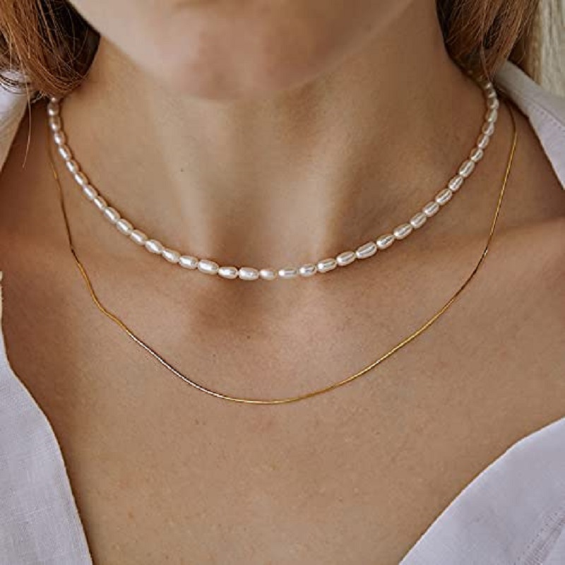 타원형 흰색 진주 목걸이, 양식 가닥 초커 목걸이, 수 - String Of Pearls Plant 리뷰 및 가격